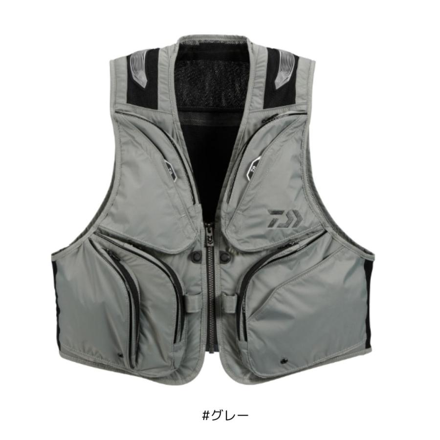 DAIWA（ダイワ） DV-3025 ショートフィッシングベスト #グレー #L
