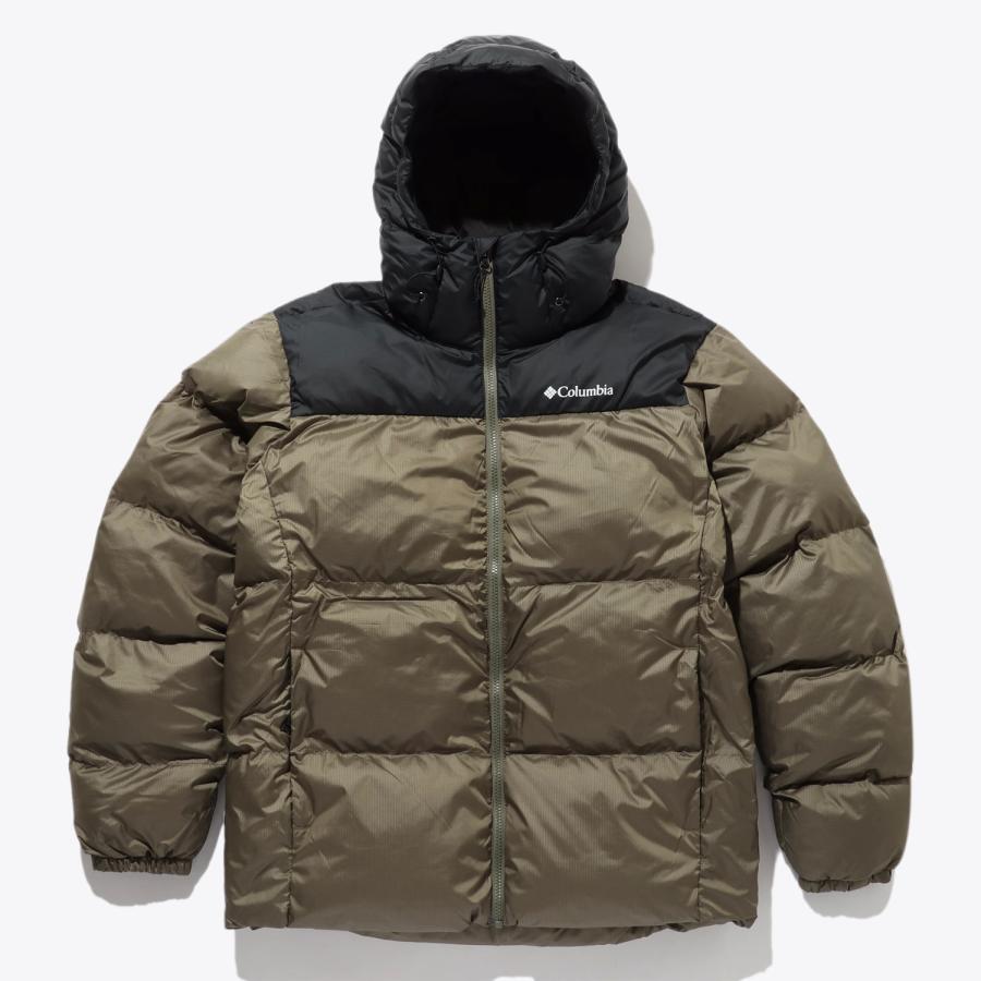 コロンビア PUFFECT HOODED JACKET 397 STONE GREE XLサイズ WJ9792