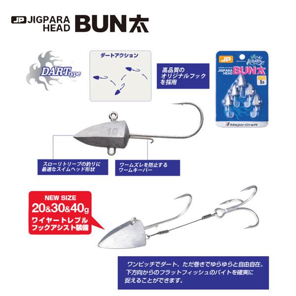 メジャークラフト ジグパラヘッド BUN太ダート 20g｜fishingmax-webshop