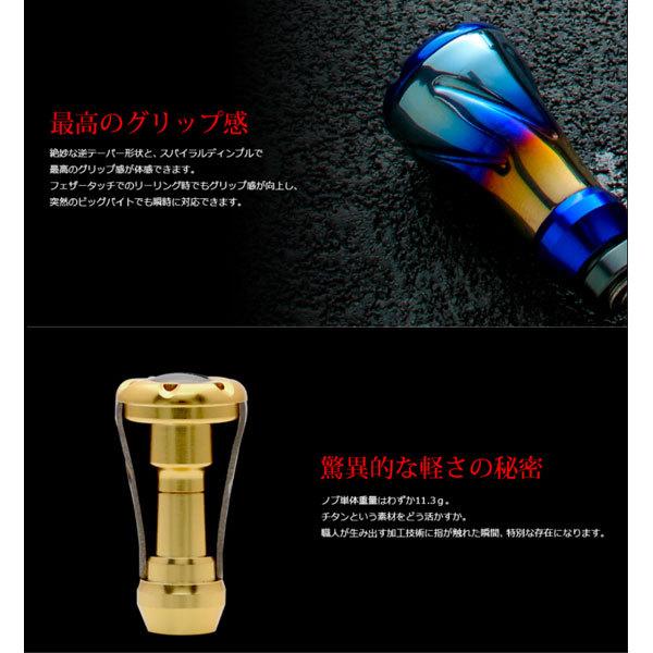 リブレ フォルテ ハンドルノブ 2個 シルバー＋ゴールドC リール 爆買
