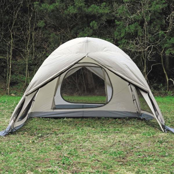 BLACK PACKAGE エクスギアツールームドームテント＆タープセット＋