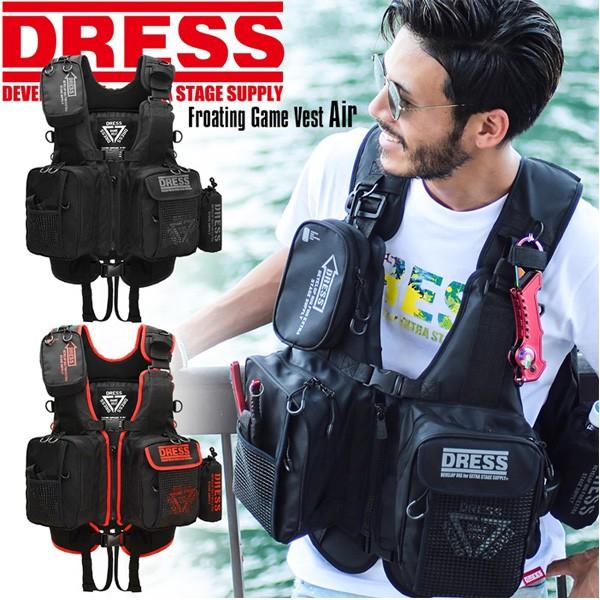 ライラクス DRESS フローティングゲームベスト ブラック 爆買