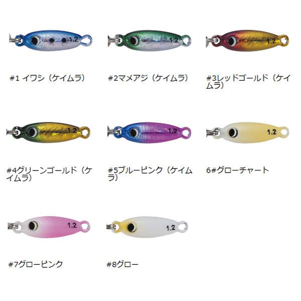 メジャークラフト 鰺道 ナノアジ メタル 1.0g #3 レッドゴールド(ケイムラ)｜fishingmax-webshop｜02