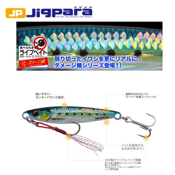メジャークラフト ジグパラ ショート ダメージ鱗シリーズ 60g #97 DMG IWASHI UV｜fishingmax-webshop｜02