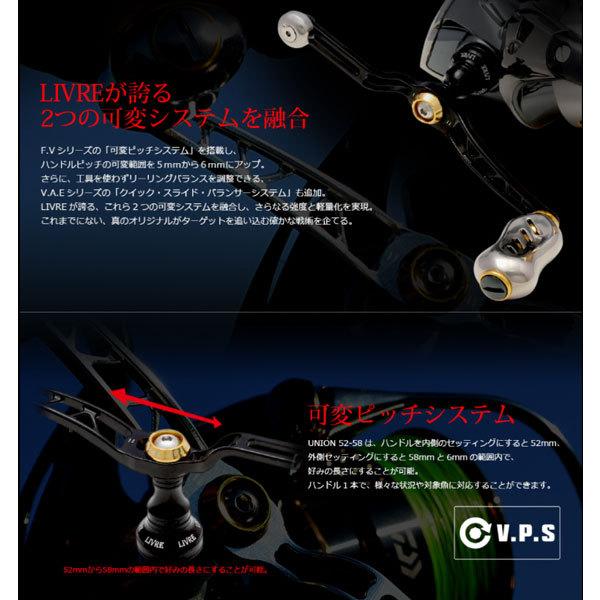 リブレ ユニオン52-58 Finoノブ シマノS2用 ブラックP＋ゴールドG 爆買