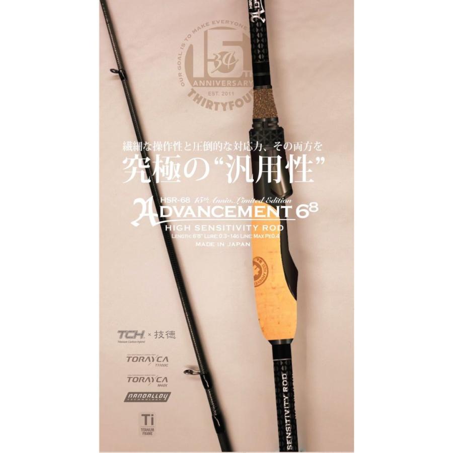 THIRTY FOUR 34 アドバンスメント HSR-68 (15周年記念限定) THIRTY FOUR 34（サーティーフォー） 大型便A ...