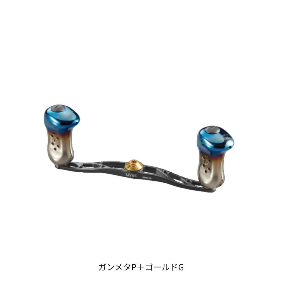 け*う様 新品未使用 リブレ クランク140 ダイワ左巻き用 ガンメタ/ブルー クランク140 トリガー ダイワ用 11921 FLDK140-TR-GMG (左巻用