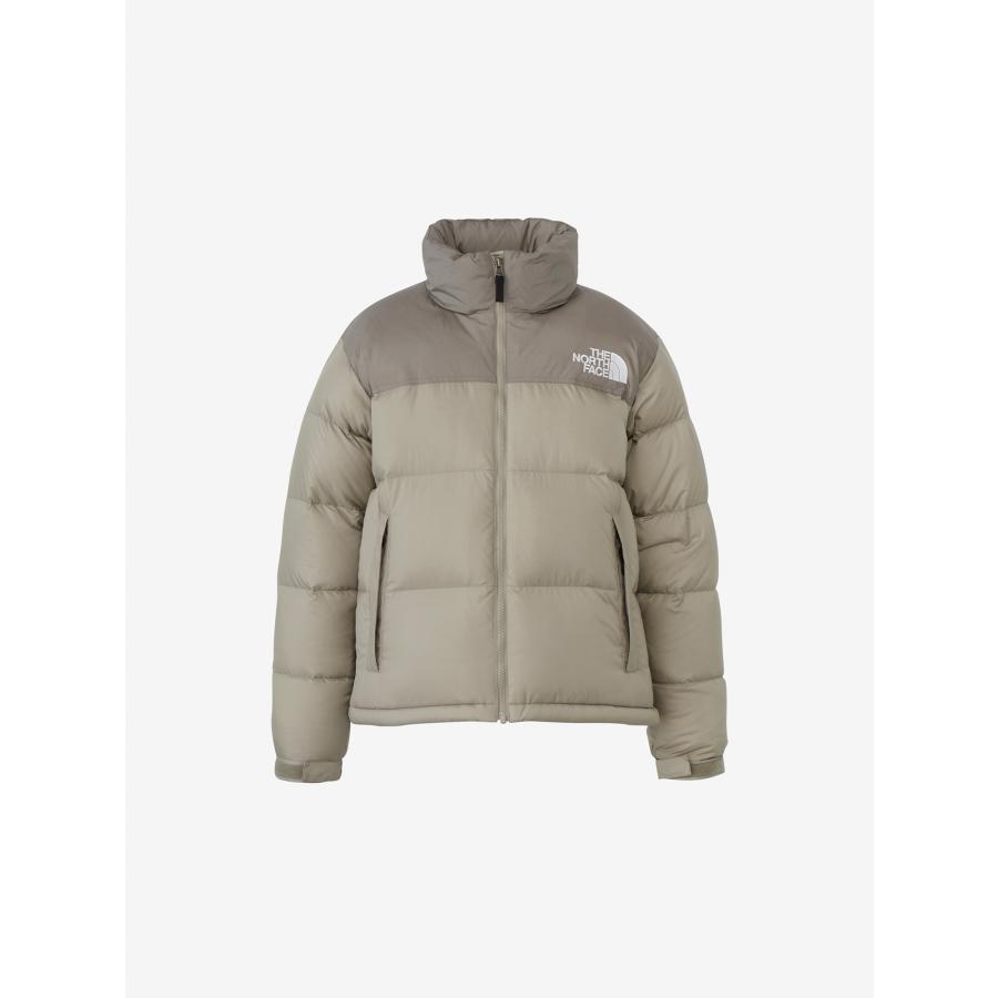 即日発送可能 ノースフェイス ショート ヌプシ ダウン ジャケット グレー M ノースフェイス ショートヌプシジャケット（レディース）CCキャバン