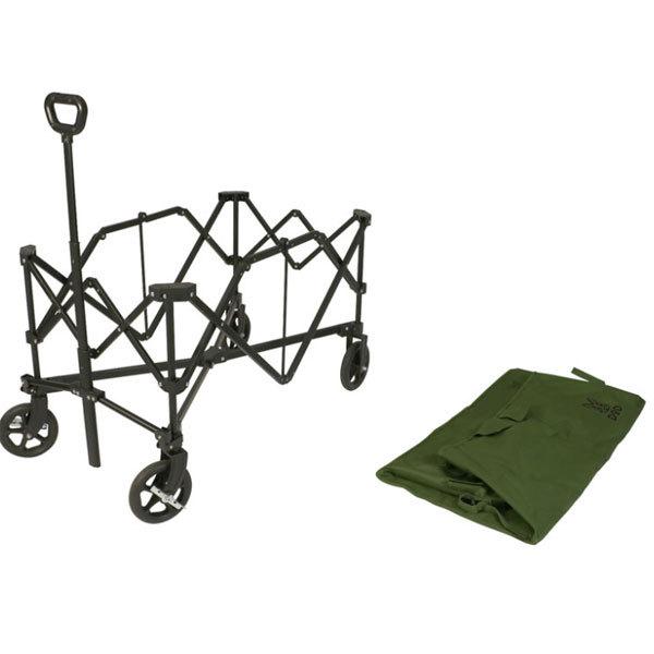 DOD（ディオーオーディー） アルミキャリーワゴン カーキ／ブラック C2