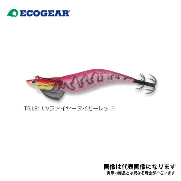 エギ 3.5号 TR ファイヤータイガーレッド マルキュー（MARUKYU） エギリー ダートマックスTR 30g−BK TR18 UV
