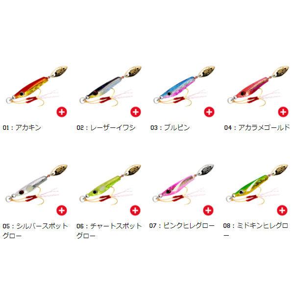 マグバイト ちりめんジグ 1g 06：チャートスポットグロー 爆買