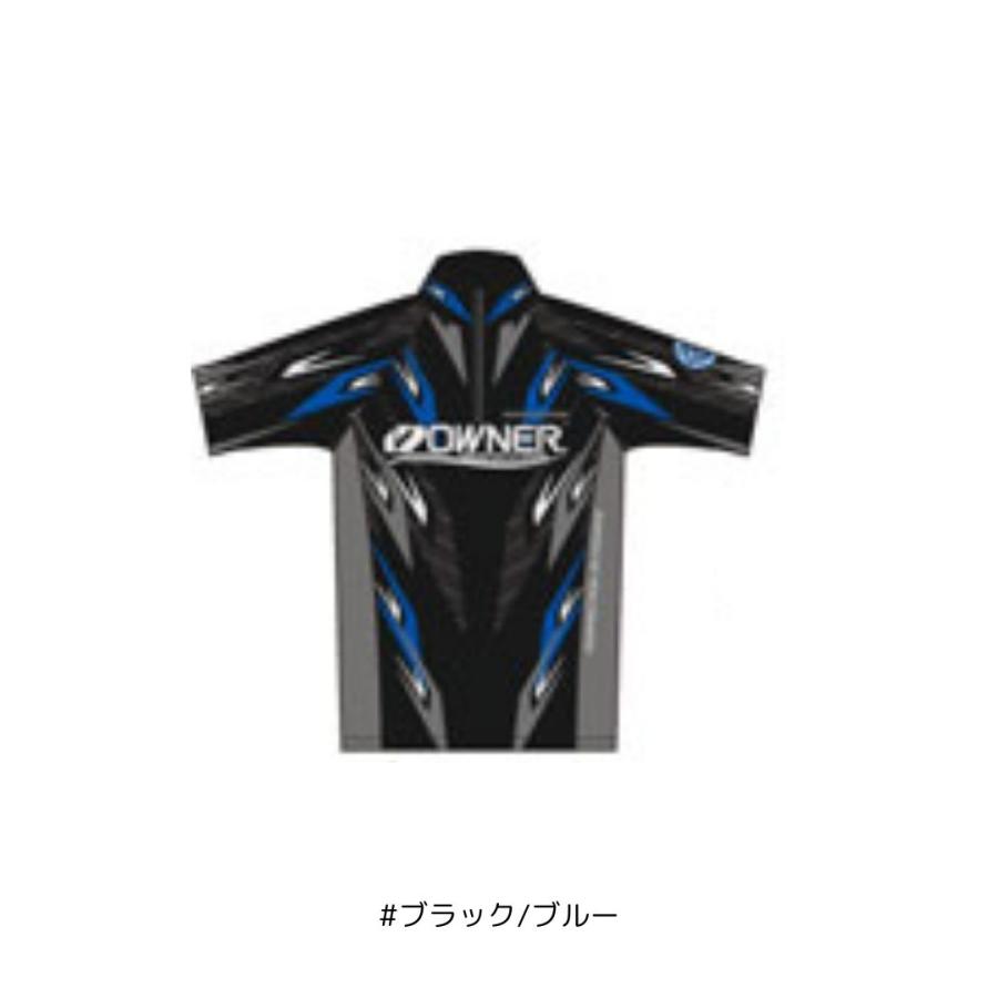 OWNER 半袖ストレッチシャツ 4L OWNER（オーナー） 半袖ストレッチシャツ #4Lサイズ #ブラック/ブルー
