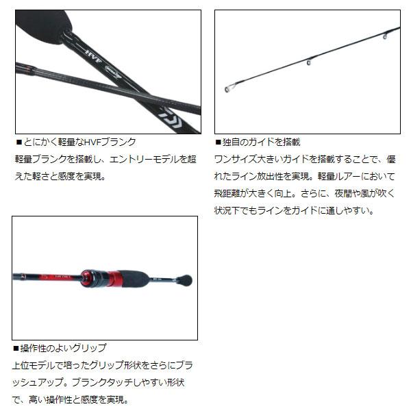 DAIWA（ダイワ） 月下美人 AJING 55UL-S・R 大型便A : フィッシング