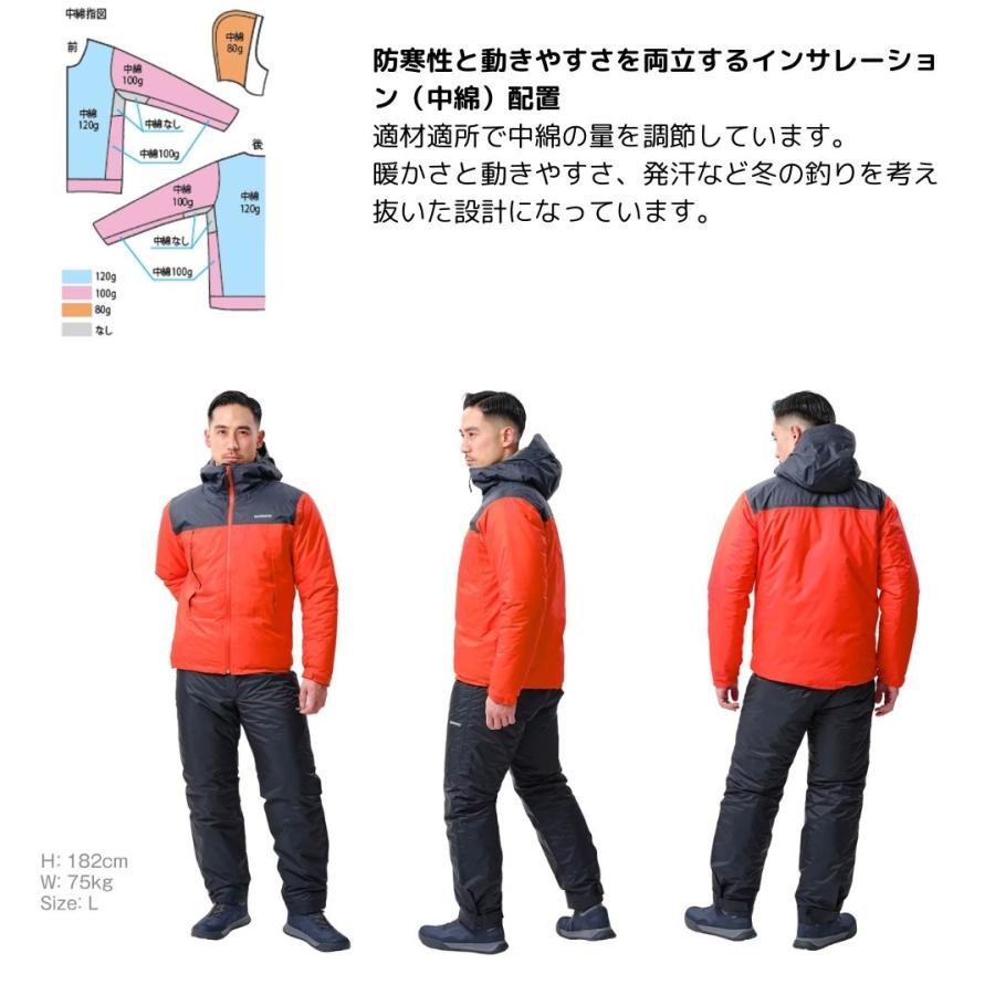 シマノ RB-057X ベーシックインサレーションレインスーツ 01 #L シマノ RB-057X ベーシックインサレーションレインスーツ 01 #L