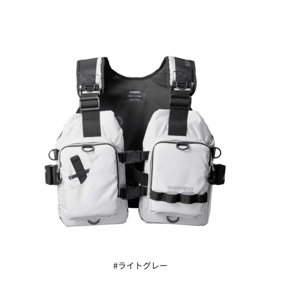 シマノ（SHIMANO） VF-068T ゲームベストライト #ライトグレー 大型便A