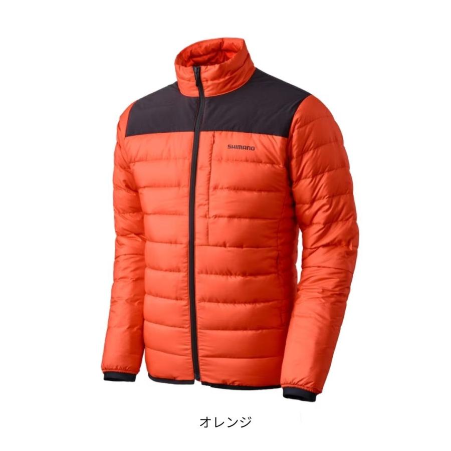 シマノ（SHIMANO） WJ-012X テックダウン ジャケット オレンジ #XL