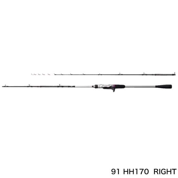 シマノ 22 サーベルマスターXRテンヤ 91HH 170R (右巻きリール専用