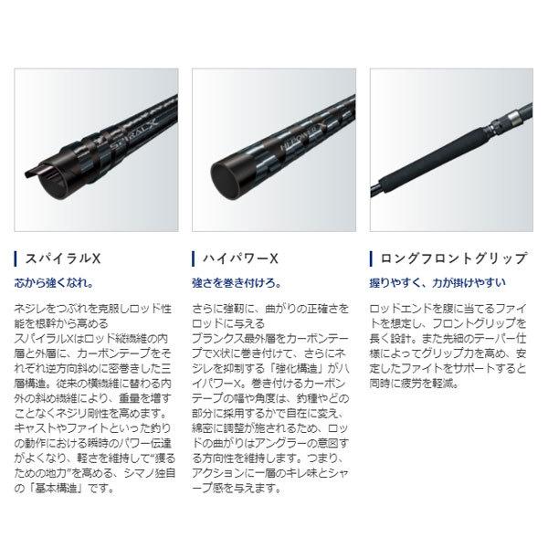 シマノ（SHIMANO） 21 グラップラー タイプC 3ピース S82XH-3 2021新