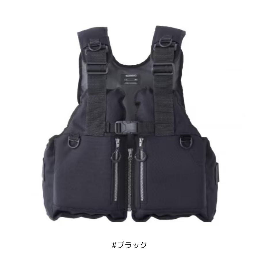 シマノ（SHIMANO） VF-029U ロックショアベスト #ブラック 大型便A