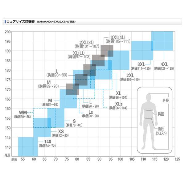 シマノ（SHIMANO） GORE-TEXベーシックレインスーツ RA-017U ブルー