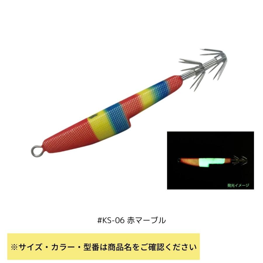 林釣漁具 センコウスッテ 15号 #KS-06 赤マーブル 爆買 : フィッシング