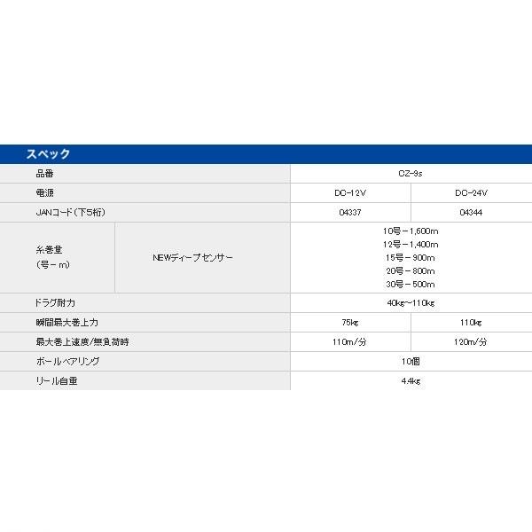 ミヤエポック コマンド CZ-9S [12V] リール 電動リール 大型便A 爆買