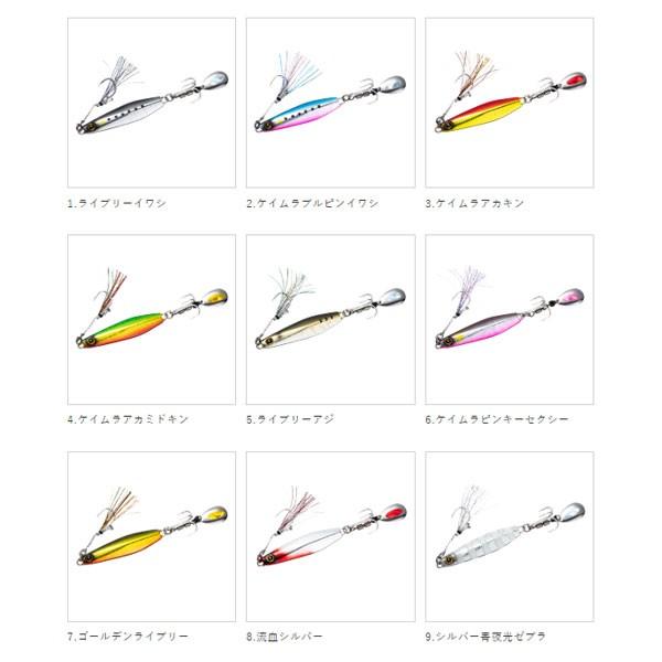 ハヤブサ カンタン巻きジグ ジャックアイ マキマキ 30g FS417 シルバー青夜光ゼブラ｜fishingmax-webshop｜02