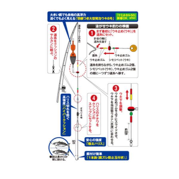 Hayabusa（ハヤブサ） 堤防 青物泳がせウキ釣りセット HA193 M 爆買