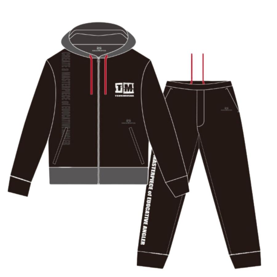 釣武者 TM グレートマスタースーツ ブラック #Lサイズ 爆買