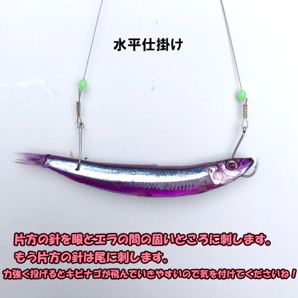 ルミカ 太刀魚仕掛セット2 ケイムラ水平W針5号 爆買 : フィッシング
