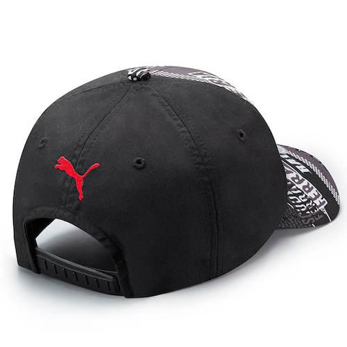 Scuderia Ferrari F1 Baseball Graphic Cap フェラーリ ベースボール キャップ 帽子 ブラック｜fishsrb｜03