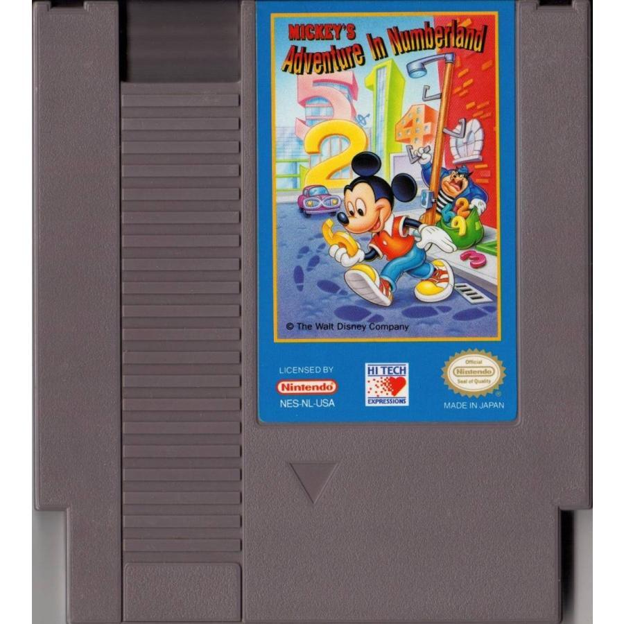 北米版 ファミコン NES Mickey's Adventures Numberland ミッキー ディズニー | 