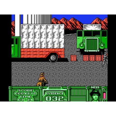 北米版 ファミコン NES Untouchables Blue label アンタッチャブル ブルーラベル |  | 01