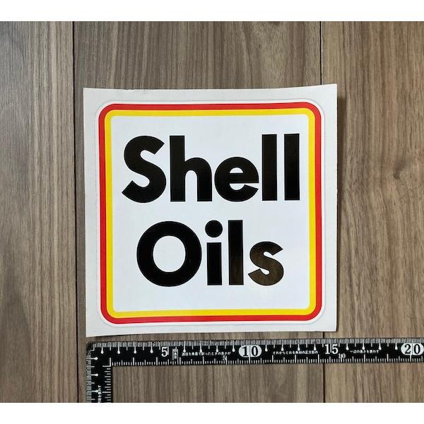 SHELL OIL シェル オイル スクエア ステッカー 2枚セット 140mm x 140mm |  | 01