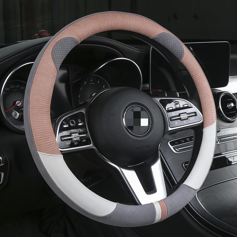 人気メーカー ブランド ハンドルカバー ステアリング カバー ステアリングカバー 猫柄 38cm 軽自動車 普通車 O型 男女兼用 おしゃれ ドライビング 高級感 D型 内装用品 可愛い