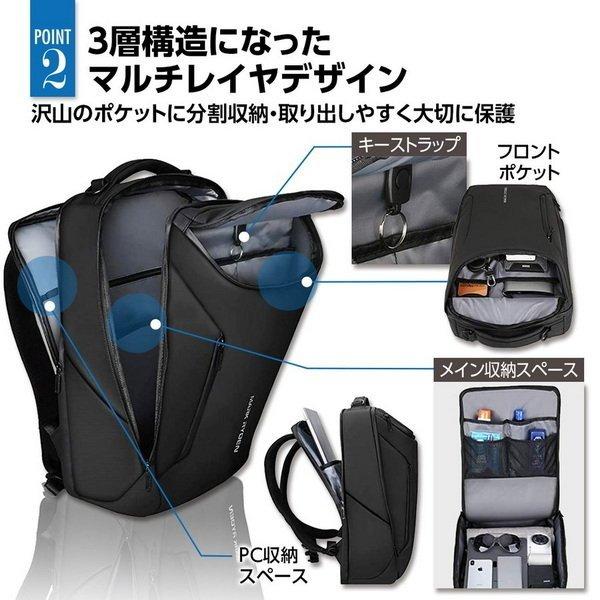 通勤 メンズファッション 斜め掛け 薄型 斜め掛け ビジネスリュック 防水 ウォーキング ウォーキング ビジネスバック 1号店 Ppap F I T 自転車通勤 防水 Usbポート 4way 出張 メンズ Pc収納