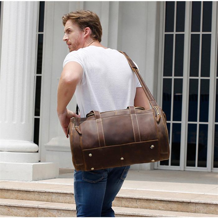 22福袋 バックパック ビジネスリュック 本革 メンズ 上質 Bostonbag 父の日 旅行鞄 3 4泊 ビンテージ オイルプルアップレザー ヌメ革 厚手牛革 トラベルバッグ 本革 メンズ 丸型 鞄骨あり ボストンバッグ 厚手牛革メンズ ゴルフ用バッグ