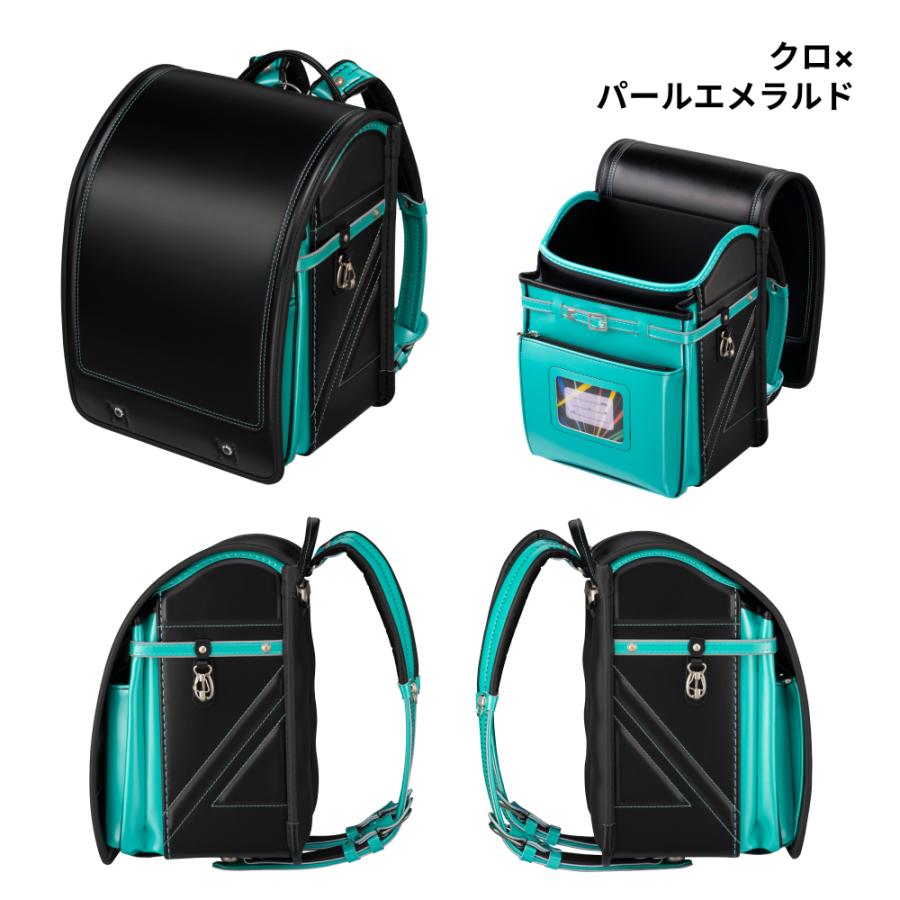 【早割10％OFF】フィットちゃん ランドセル ストリートファインワイド 安ピカッ 楽ッション 男の子 2027 日本製 ブラック 軽量 軽い_25