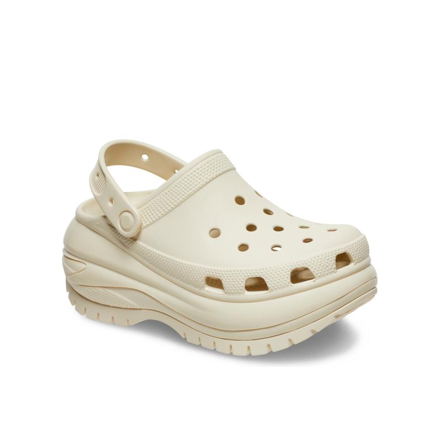 crocs（クロックス） レディースサンダル MEGA CRASH CLOG メガ クラッシュ クロッグ (BGE) 207988‐2Y4 ...