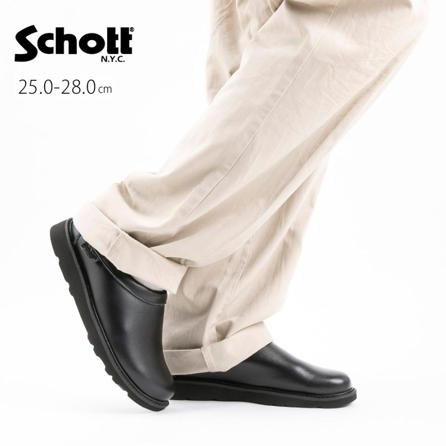 Schott N.Y.C（ショット） Schott メンズ サボサンダル レザークロッグ