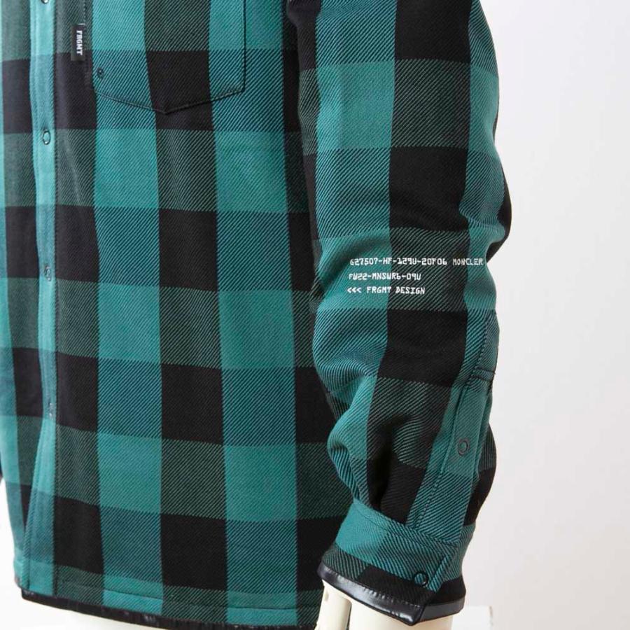 モンクレール MONCLER メンズアウター FRGMT チェックダウンシャツ SIMMON 1A000.09.M2316　フィットハウスの画像