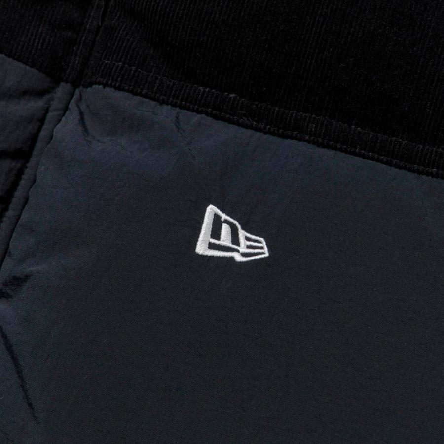 NEW ERA（ニューエラ） ダウンベスト コーデュロイ ナイロン コンビ