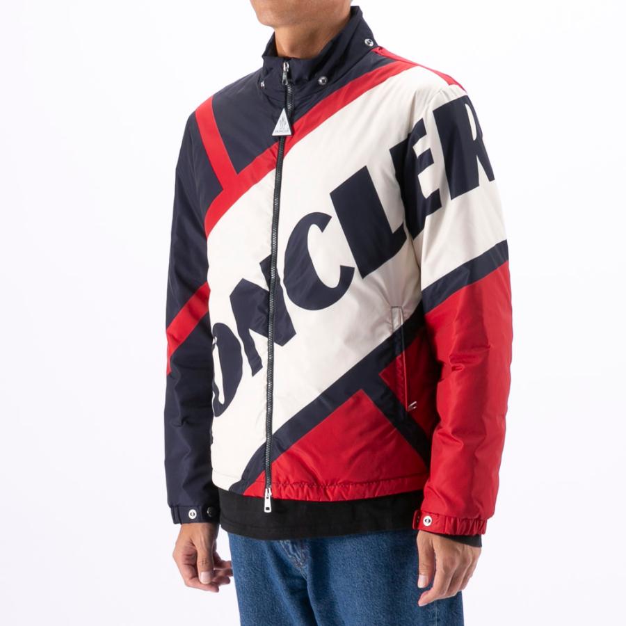 モンクレール MONCLER メンズアウター BERT バート BIGロゴ フーデッド ダウンジャケット　フィットハウスの画像