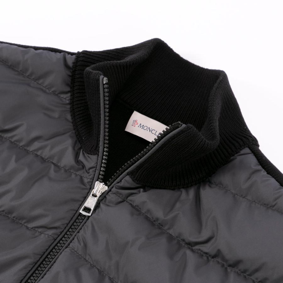 MONCLER（モンクレール） メンズトップス 身頃ダウン 袖ニット 胸元