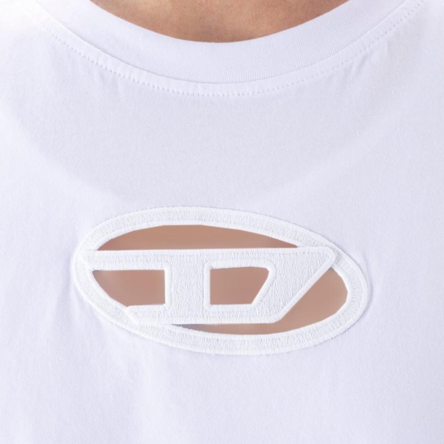DIESEL（ディーゼル） メンズトップス Dロゴ クルーネック 半袖T
