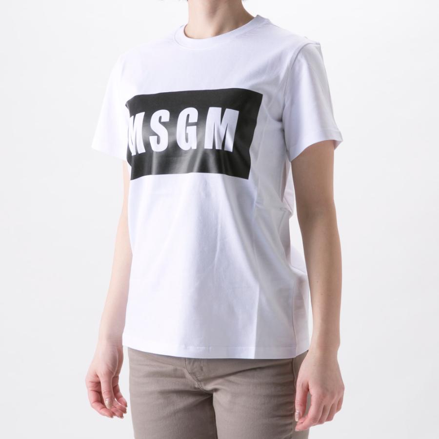 卸直営店（お得な特別割引価格） MSGM エムエスジイエム レディース Tシャツ トップス T-shirt