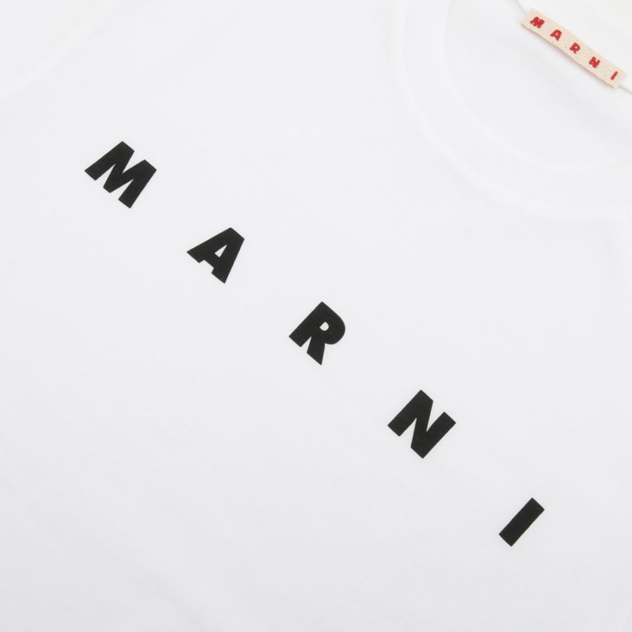 MARNI（マルニ） マルニキッズ レディーストップス 胸ロゴプリントT