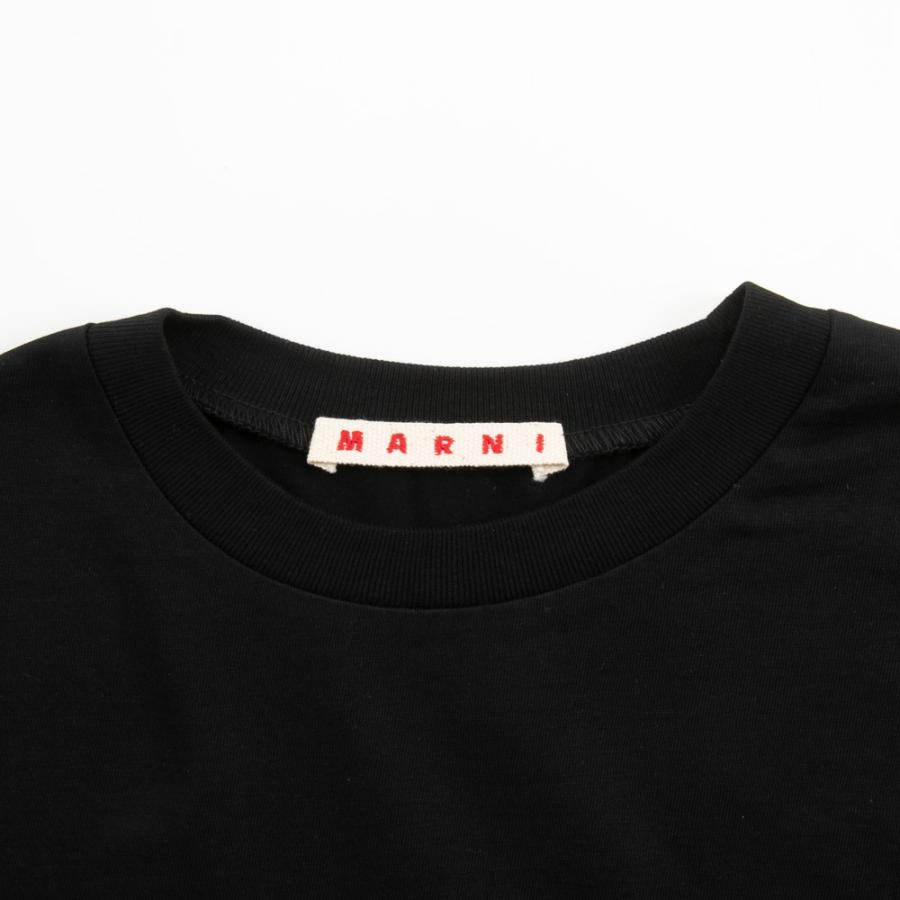 MARNI（マルニ） マルニキッズ レディーストップス 胸ロゴプリントT