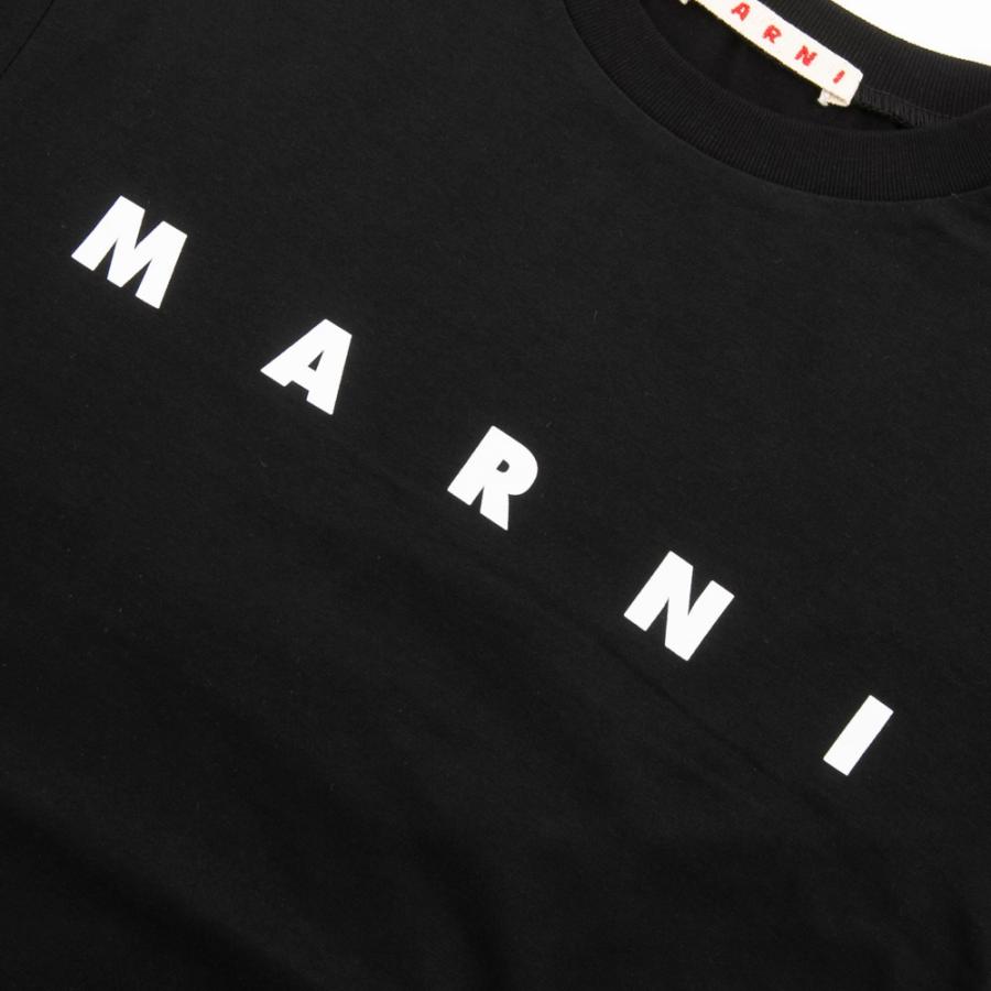 MARNI（マルニ） マルニキッズ レディーストップス 胸ロゴプリントT