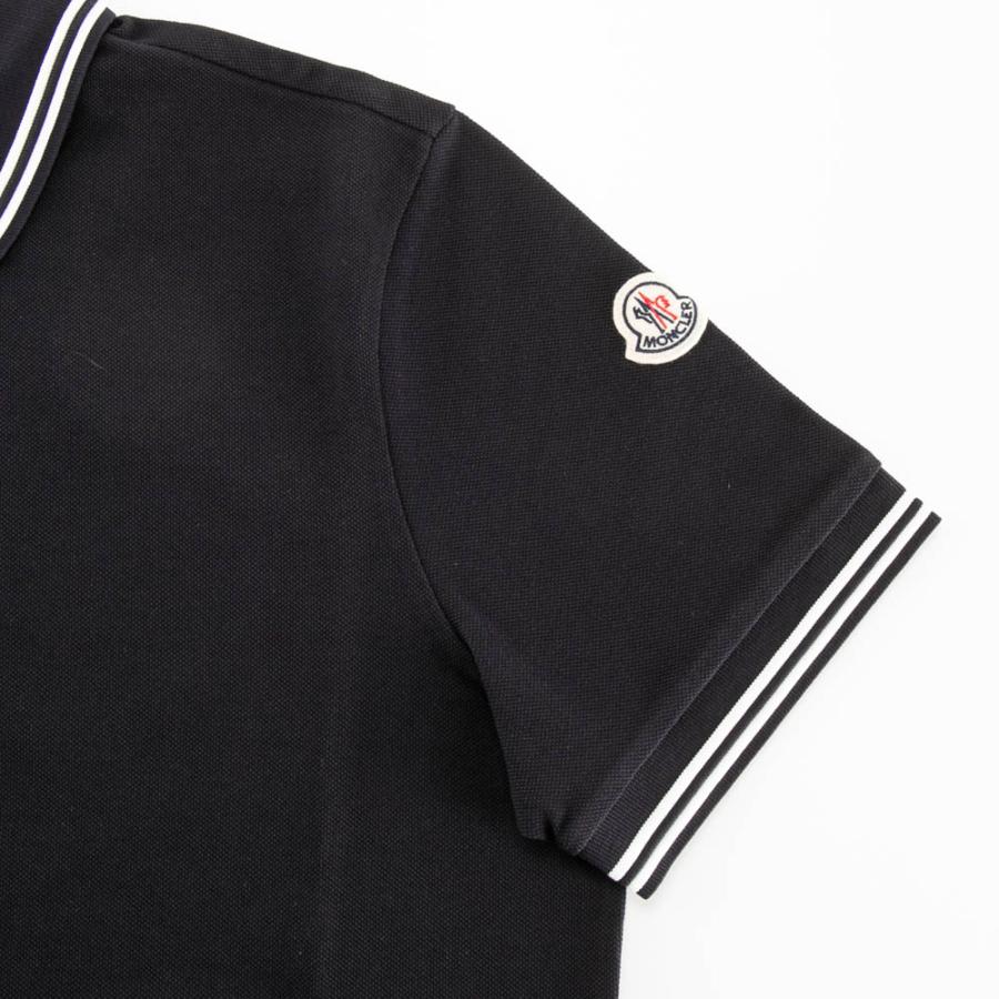 モンクレール MONCLER メンズトップス 襟袖2本ラインポロシャツ 8A0000789A16　フィットハウスの画像